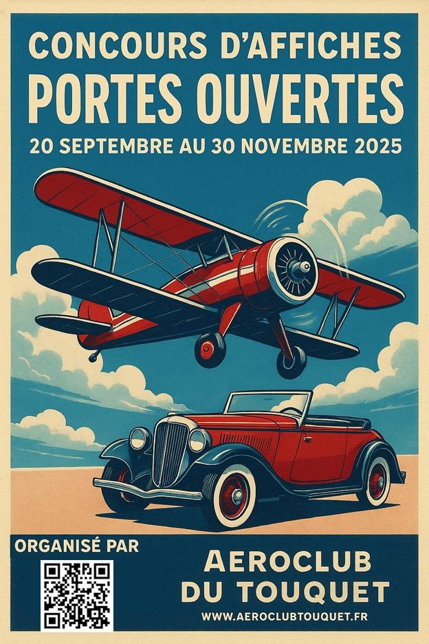 AILES ET CALANDRES D'OPALE - JOURNEES PORTES OUVERTES DE L'AEROCLUB DU TOUQUET PARIS PLAGE LesAnciennes.com