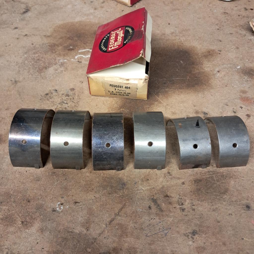 Coussinets PEUGEOT 404 3 paliers neufs LesAnciennes.com