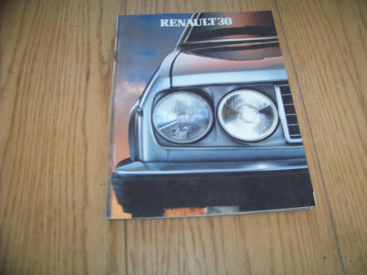 Brochure publicitaire renault 30 LesAnciennes.com