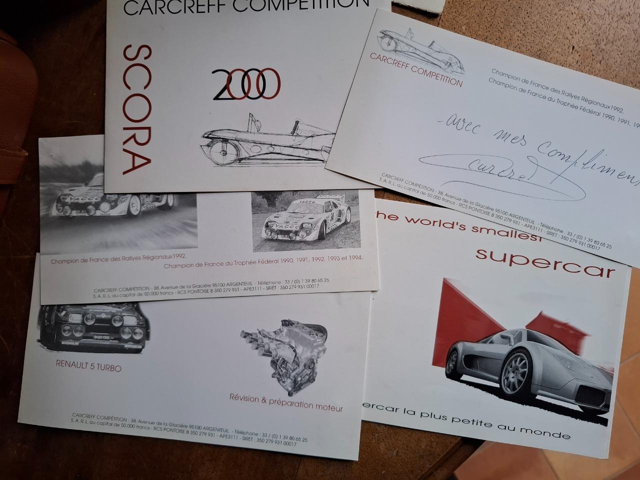 Carcreff SCORA , documents rares course LesAnciennes.com