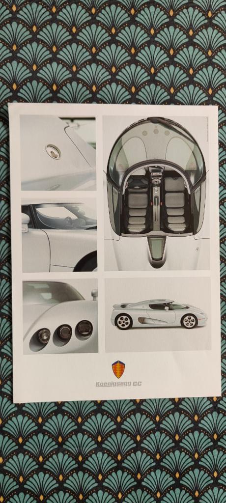 Feuille publicitaire Koenigsegg CC LesAnciennes.com