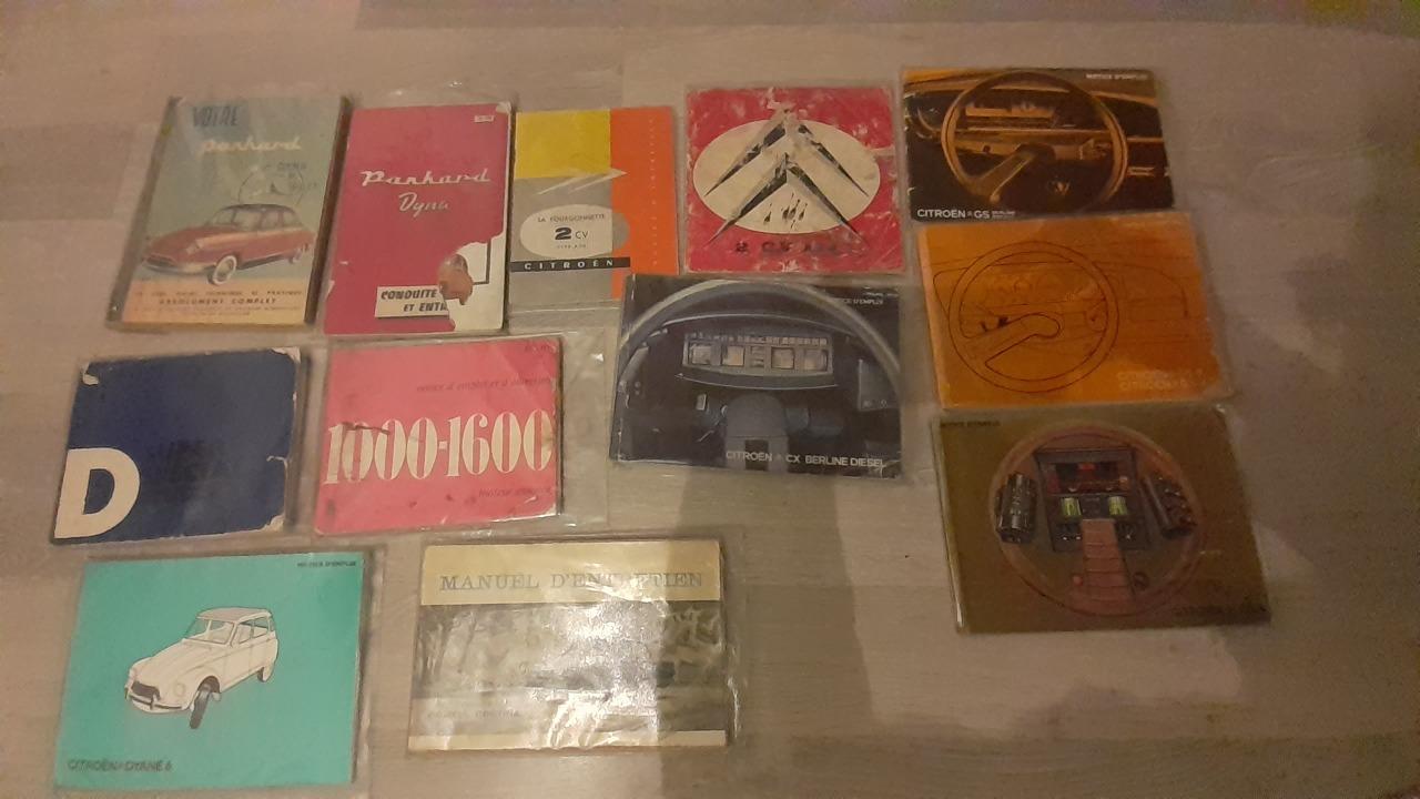 Notices entretien et utilisation voitures ann LesAnciennes.com