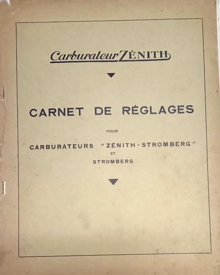 Notices carburateurs Zenith LesAnciennes.com