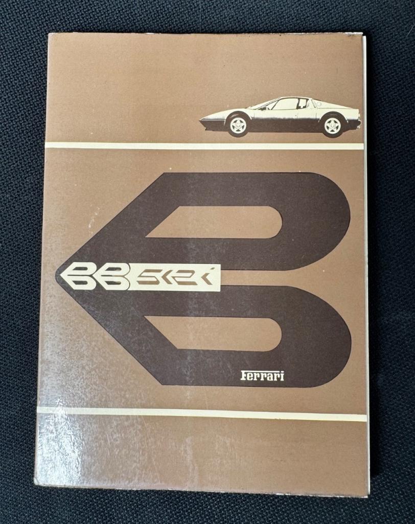 FERRARI 512 BB - NOTICE D'ENTRETIEN LesAnciennes.com