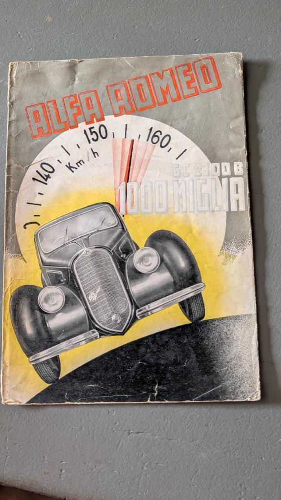 Catalogue Publicitaire Alfa Romeo 6C 1000 Mi LesAnciennes.com