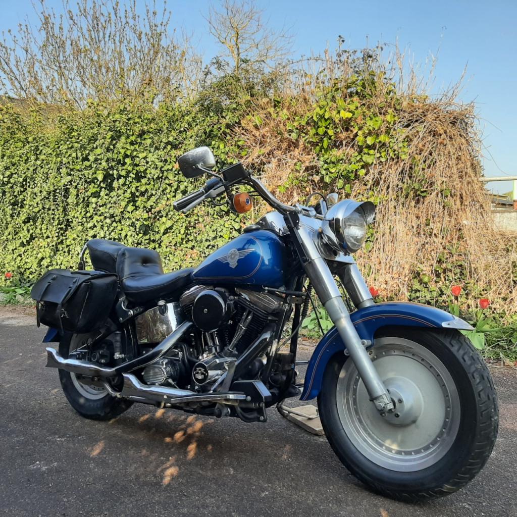 HARLEY DAVIDSON Softail Fat Boy - 1992 LesAnciennes.com