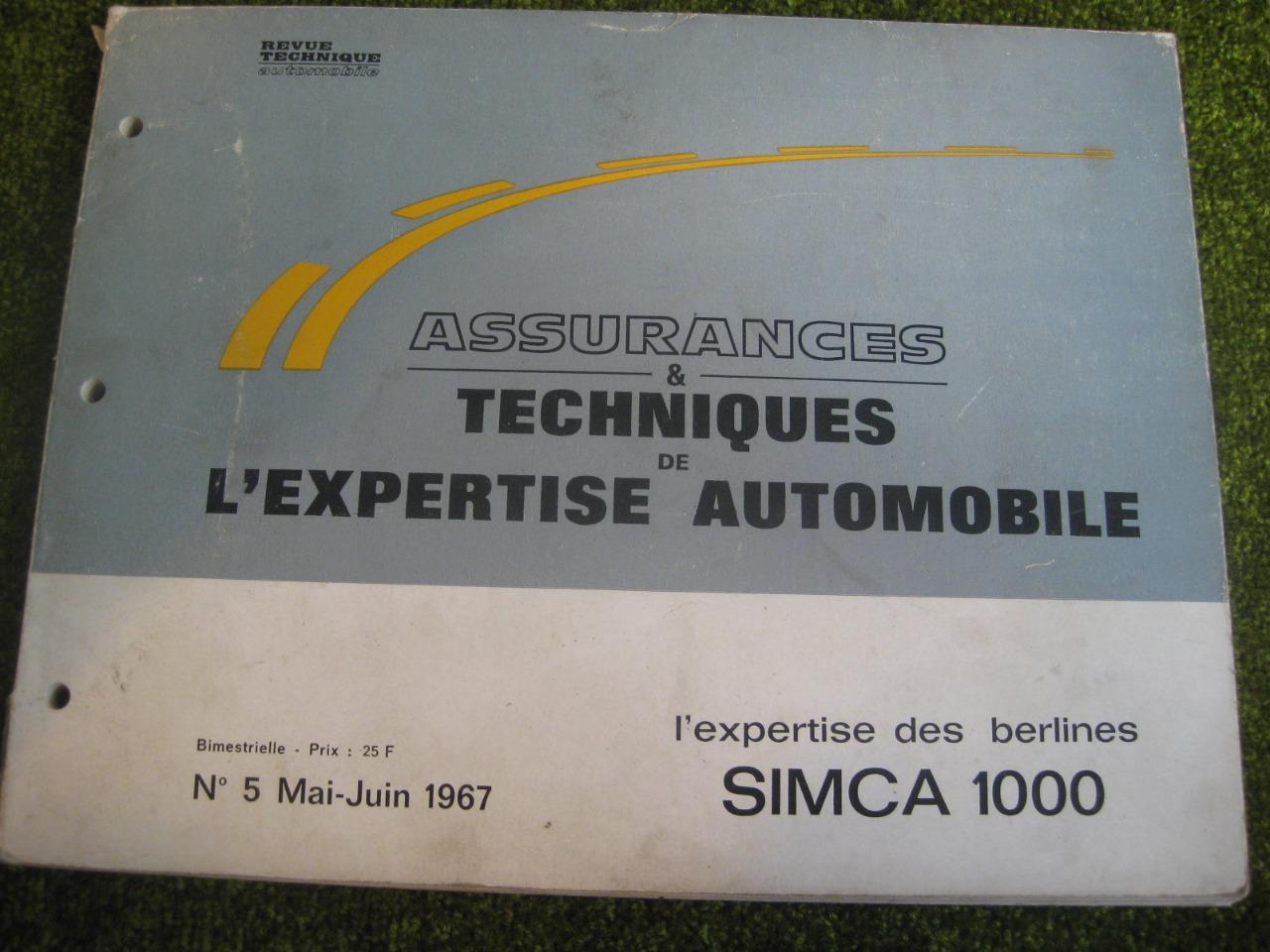 Simca 1000. Expertise carrosserie LesAnciennes.com
