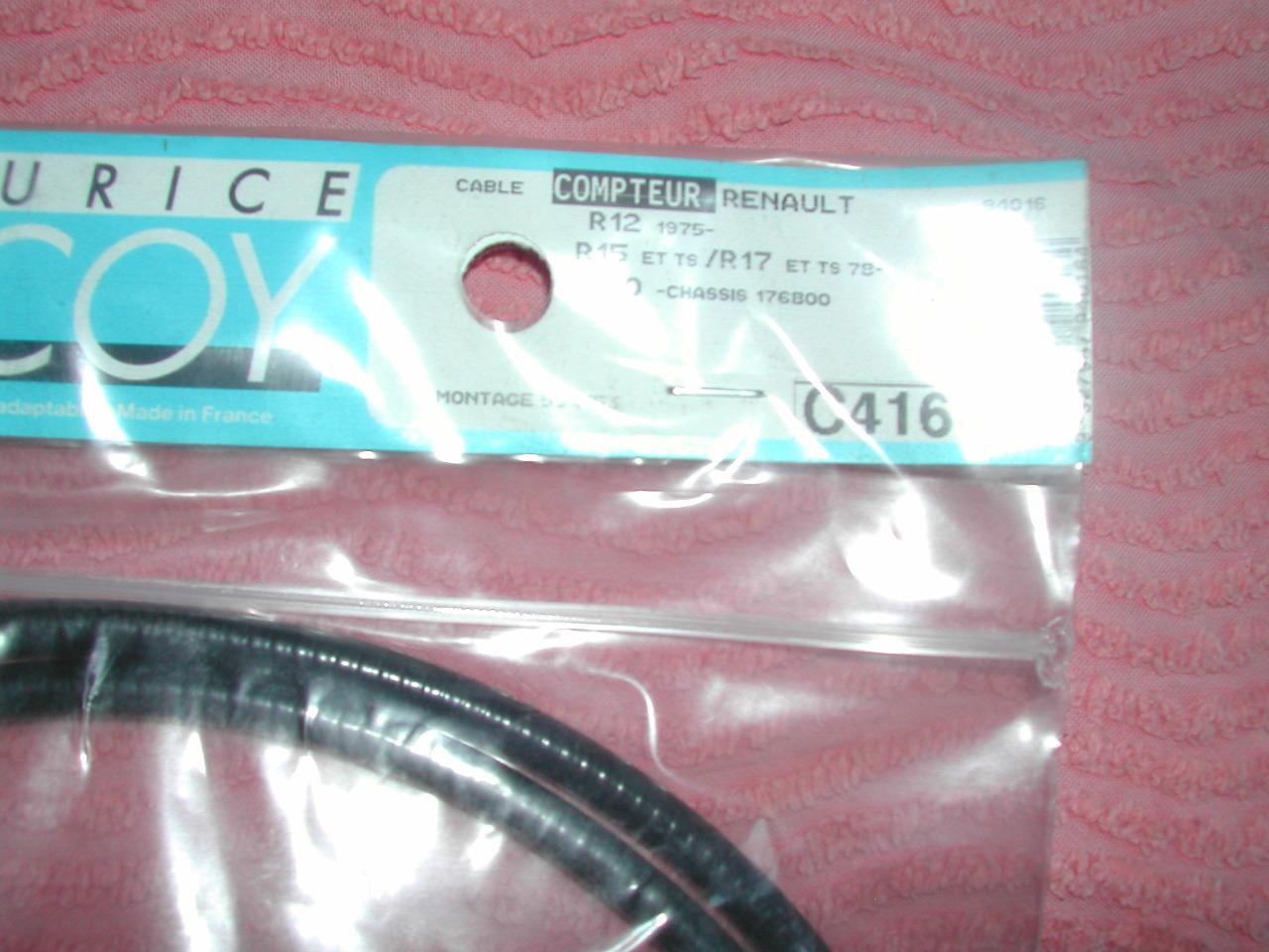Cable compteur RENAULT 12 (R12) LesAnciennes.com
