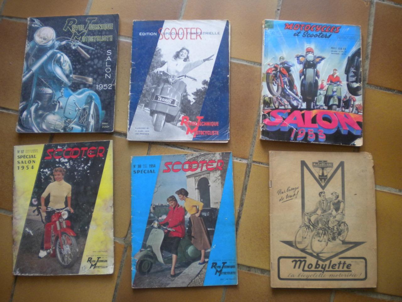Lot 6 revues d'époque sur Scooters LesAnciennes.com