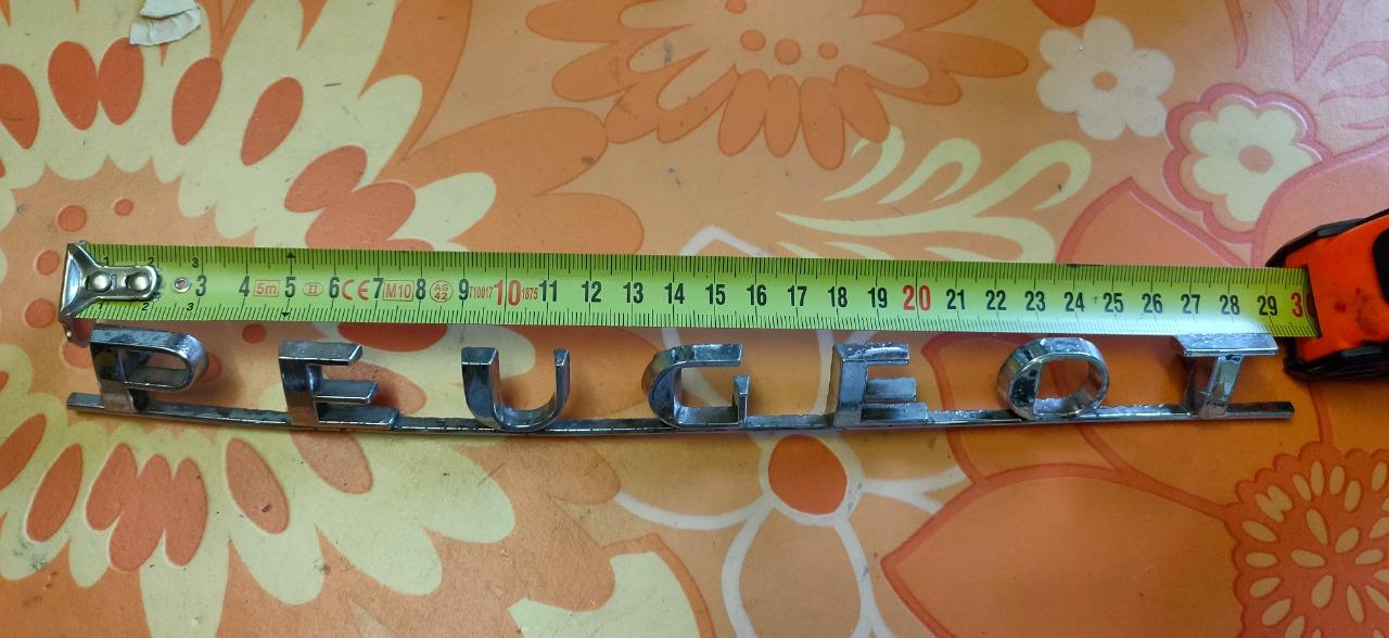 Sigle Monogramme Peugeot - Authentique - 30 cm LesAnciennes.com