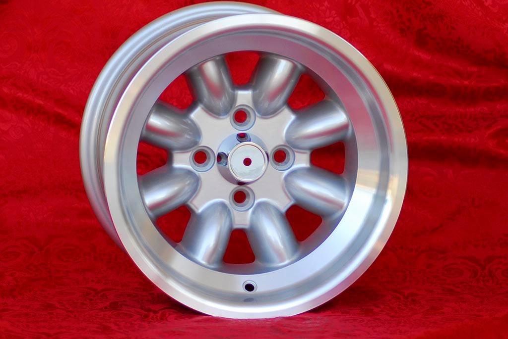 1 pc. jante Fiat Minilite 8x13 ET-6 124 Spider Cou LesAnciennes.com