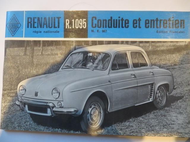 Manuel de conduite R1095 LesAnciennes.com