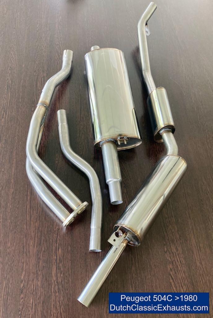 Échappement inoxydable PEUGEOT 504C LesAnciennes.com