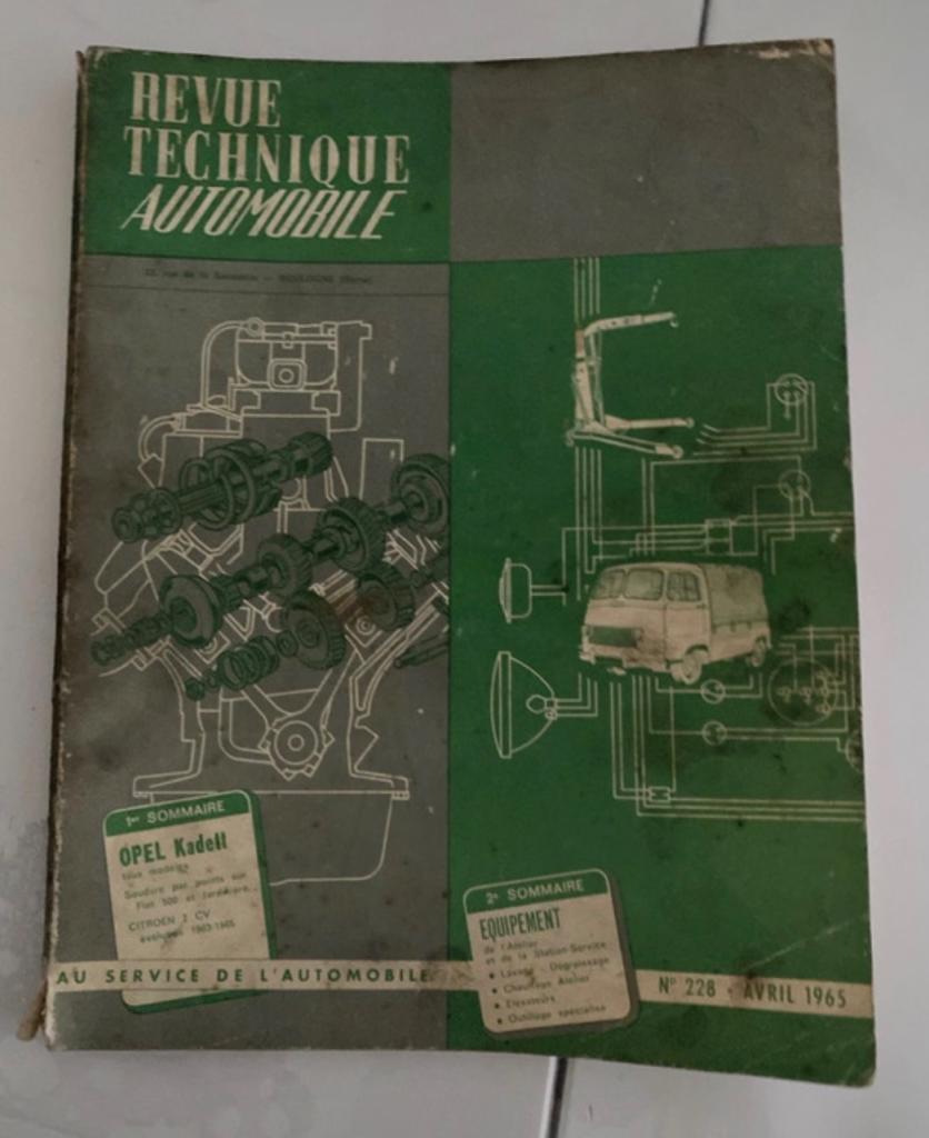 Revue technique automobile d’avril 1965 LesAnciennes.com