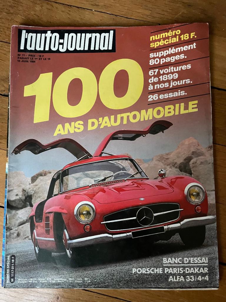 Auto-journal numéro spécial 100 ans d'auto LesAnciennes.com