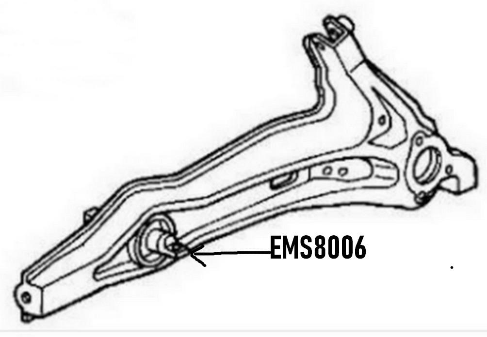Silent bloc de suspension HONDA Civic, CR, CRX LesAnciennes.com
