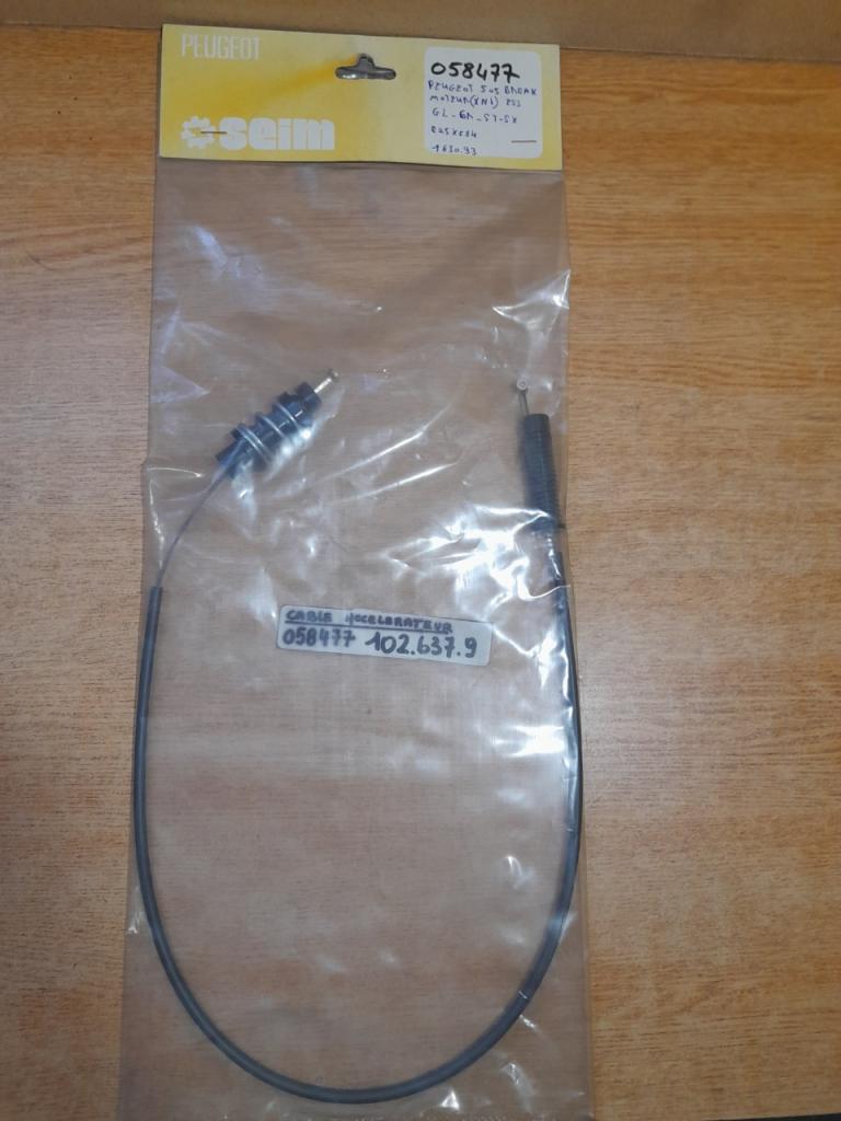 Câble d'accélérateur Peugeot 505 break 058477 LesAnciennes.com