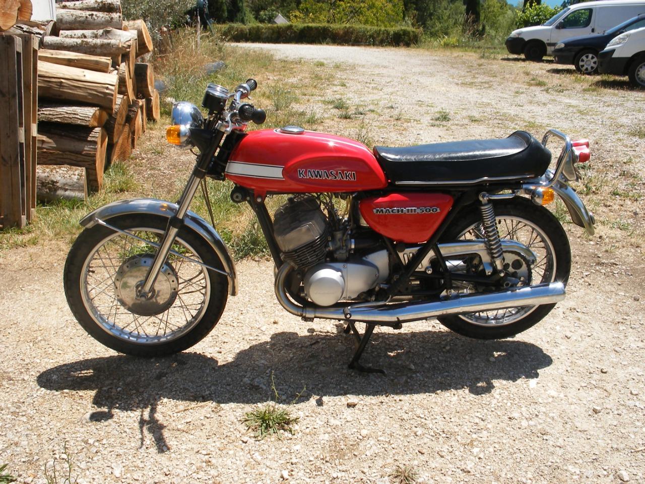 KAWASAKI 500 H1 MACH III 1970 - 1970 LesAnciennes.com