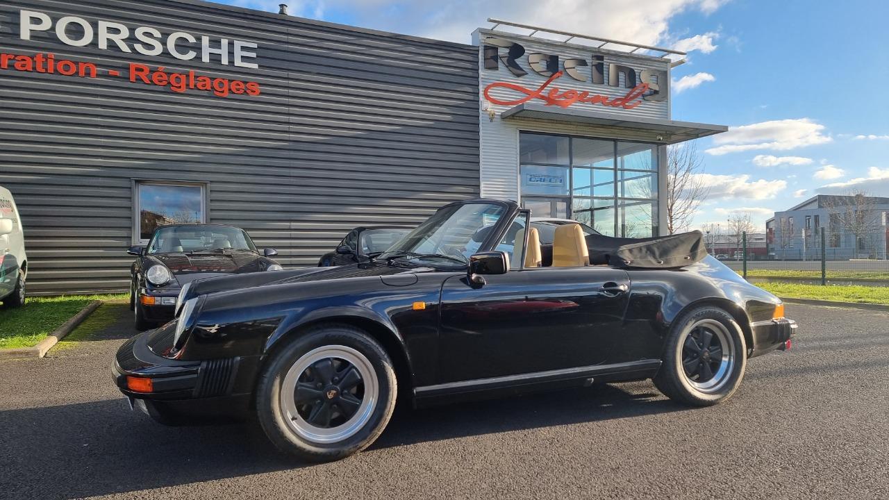 PORSCHE 911 3.2 CABRIOLET - 1986 LesAnciennes.com