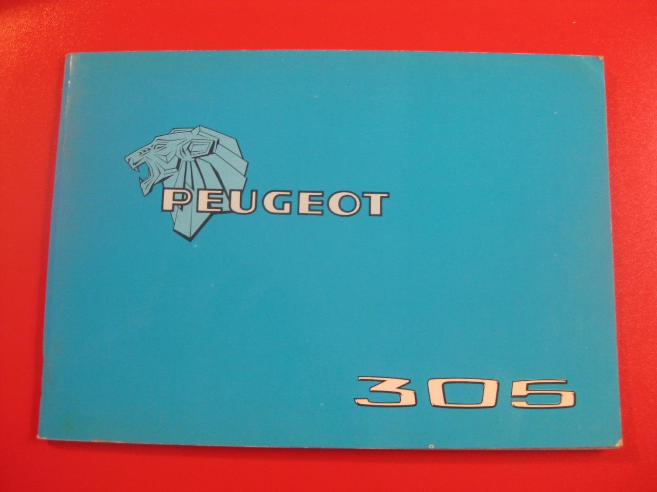 Peugeot 305, Notice entretien LesAnciennes.com