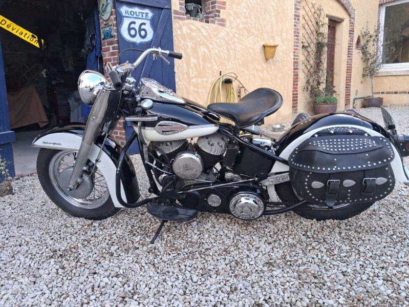 HARLEY DAVIDSON UL 1200 flathead1200 - 1948 LesAnciennes.com