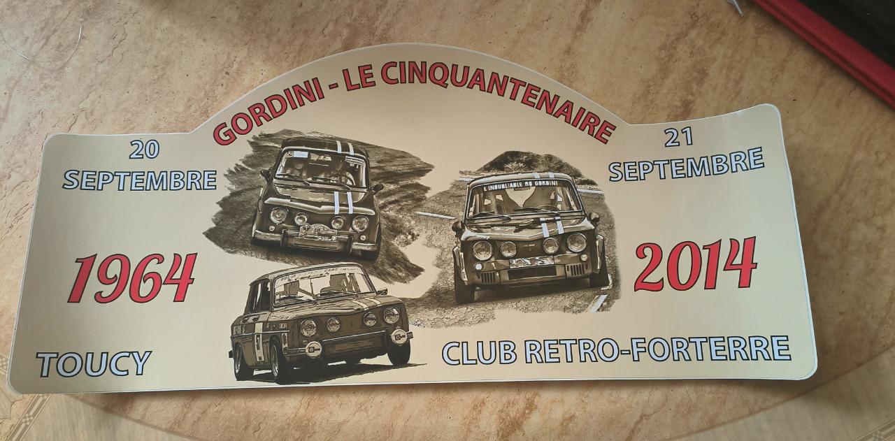 Sticker autocollant Cinquantenaire Gordini LesAnciennes.com