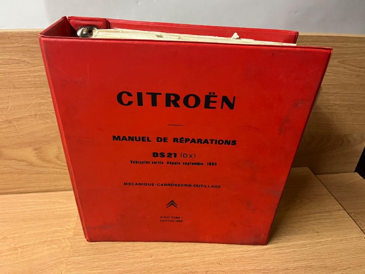 Manuel de réparation DS21 (DX). LesAnciennes.com