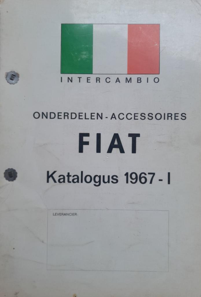 Fiat catalogue de pièces de carrosserie LesAnciennes.com