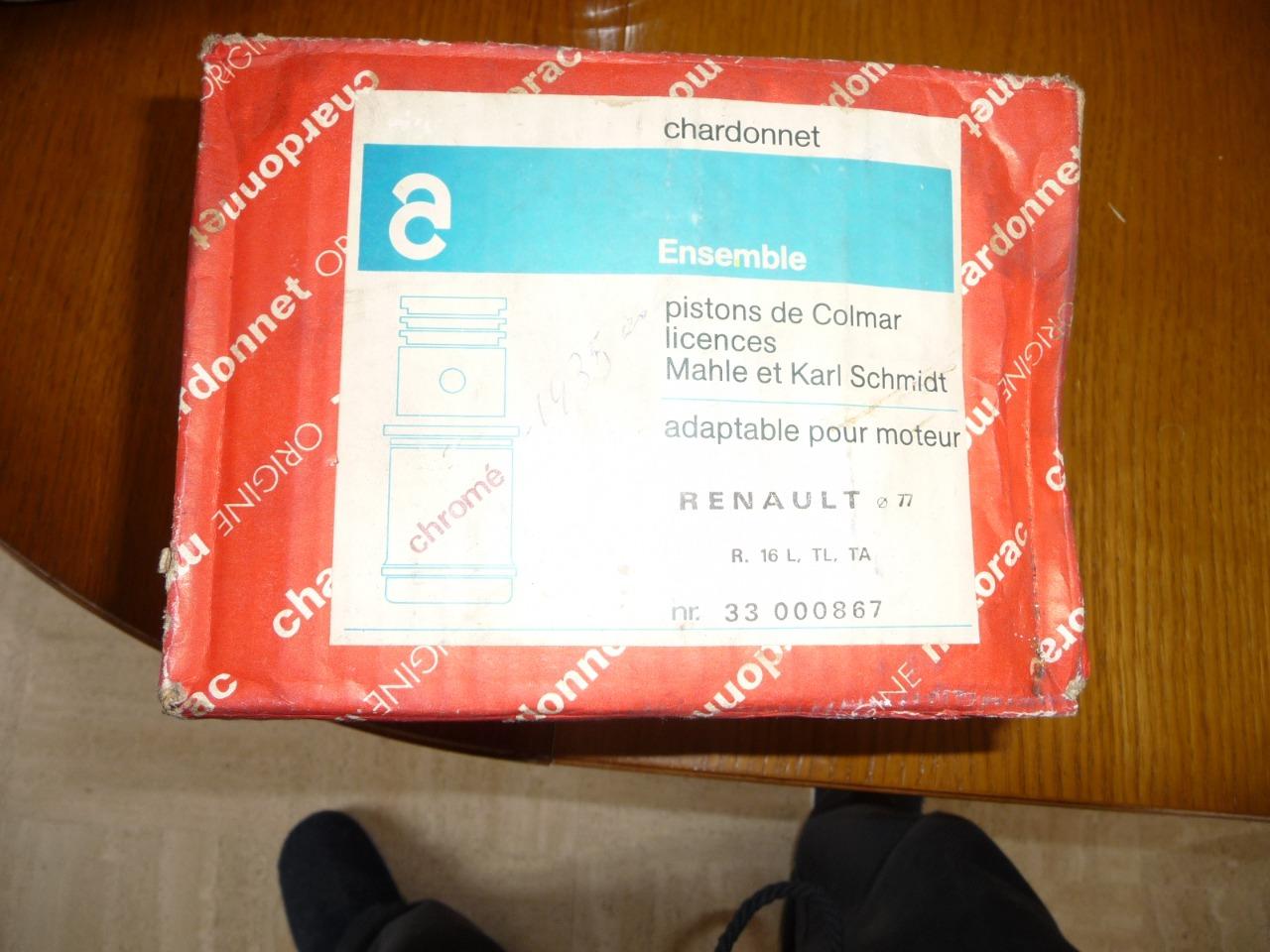KIT Pistons et chemise RENAULT 16 (R16) LesAnciennes.com