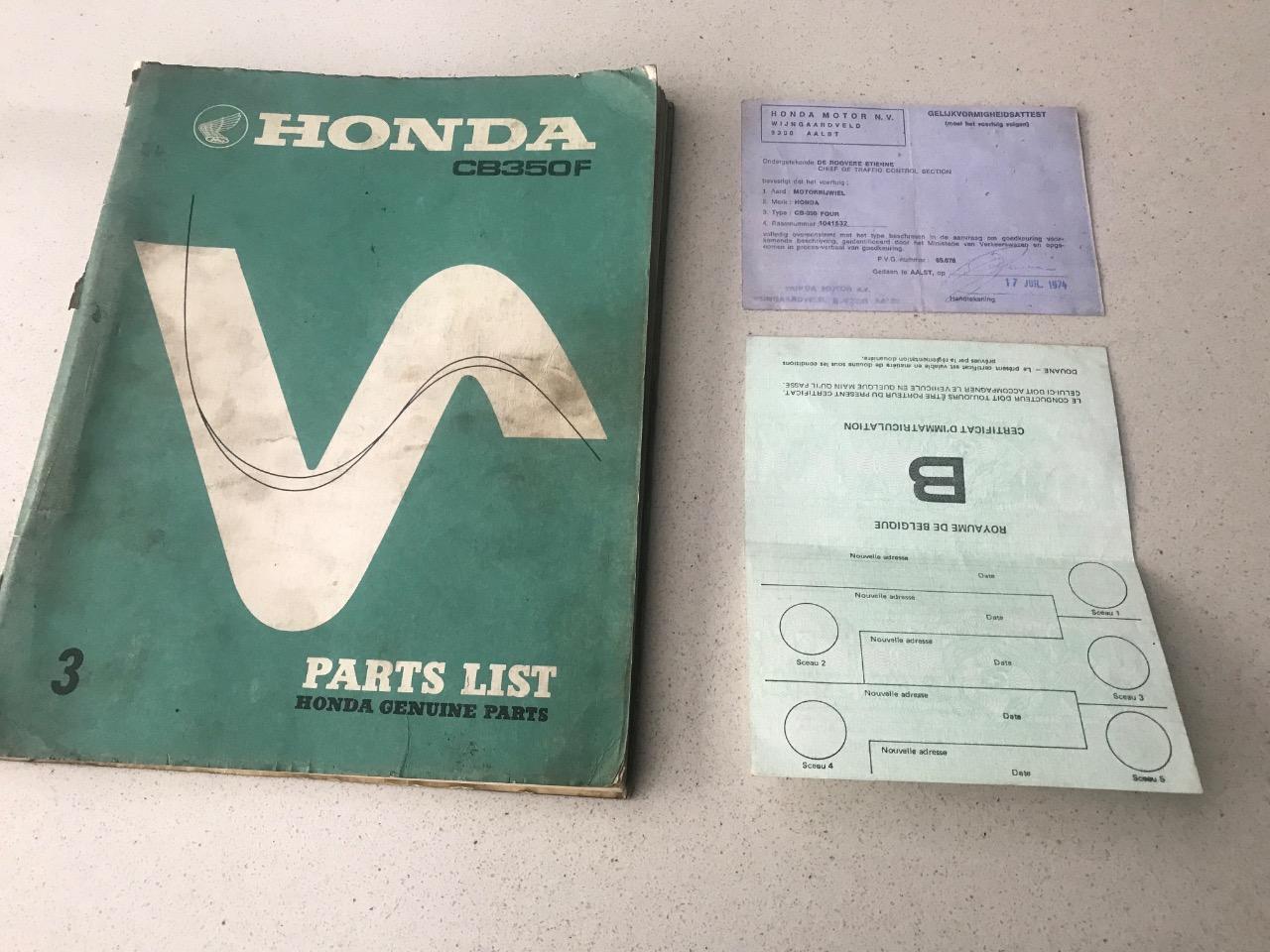 Pièces HONDA CB 350 Four LesAnciennes.com