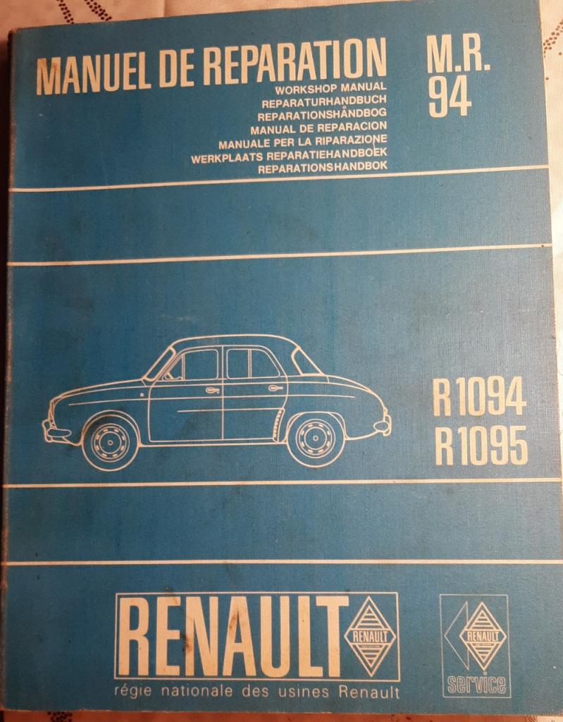 Manuel de réparation MR 94 LesAnciennes.com
