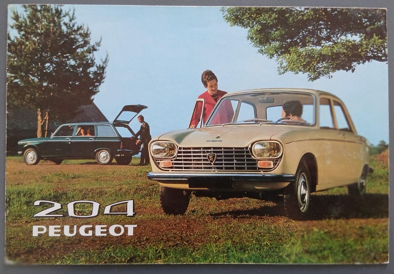 Prospectus Peugeot 204 1970 LesAnciennes.com