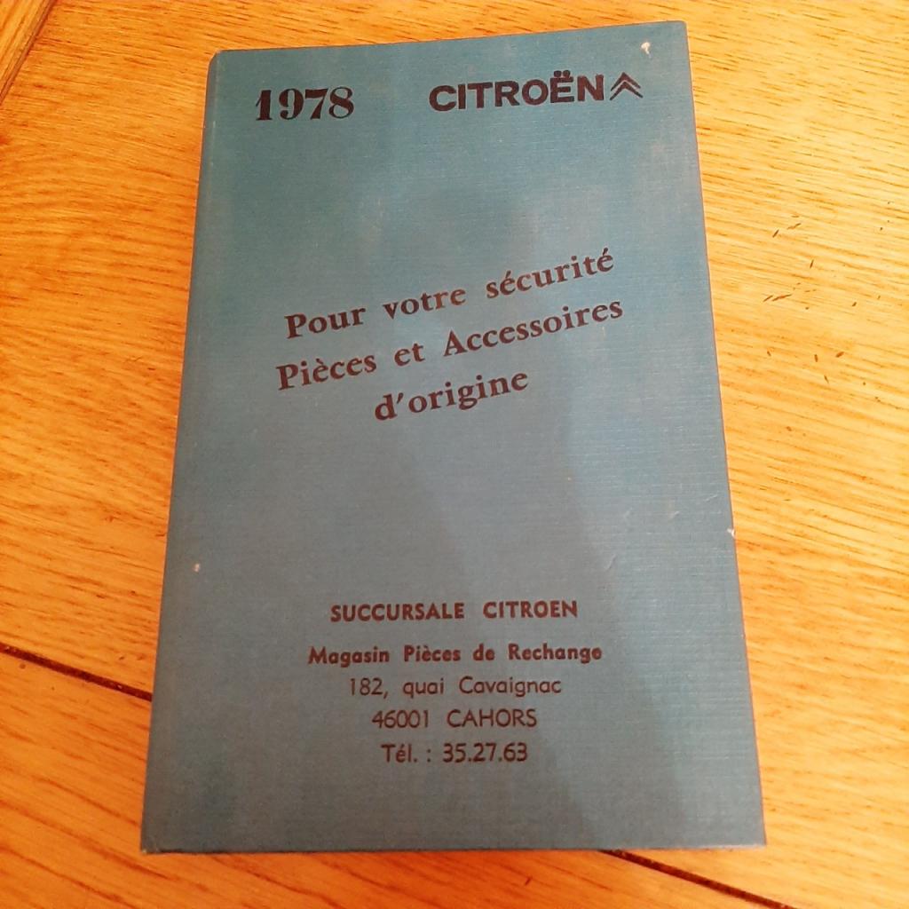 Agenda citroen 1978 neuf LesAnciennes.com
