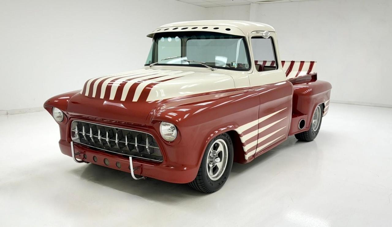 1955 Chevrolet 3100 1/2 Ton Apache Pickup LesAnciennes.com