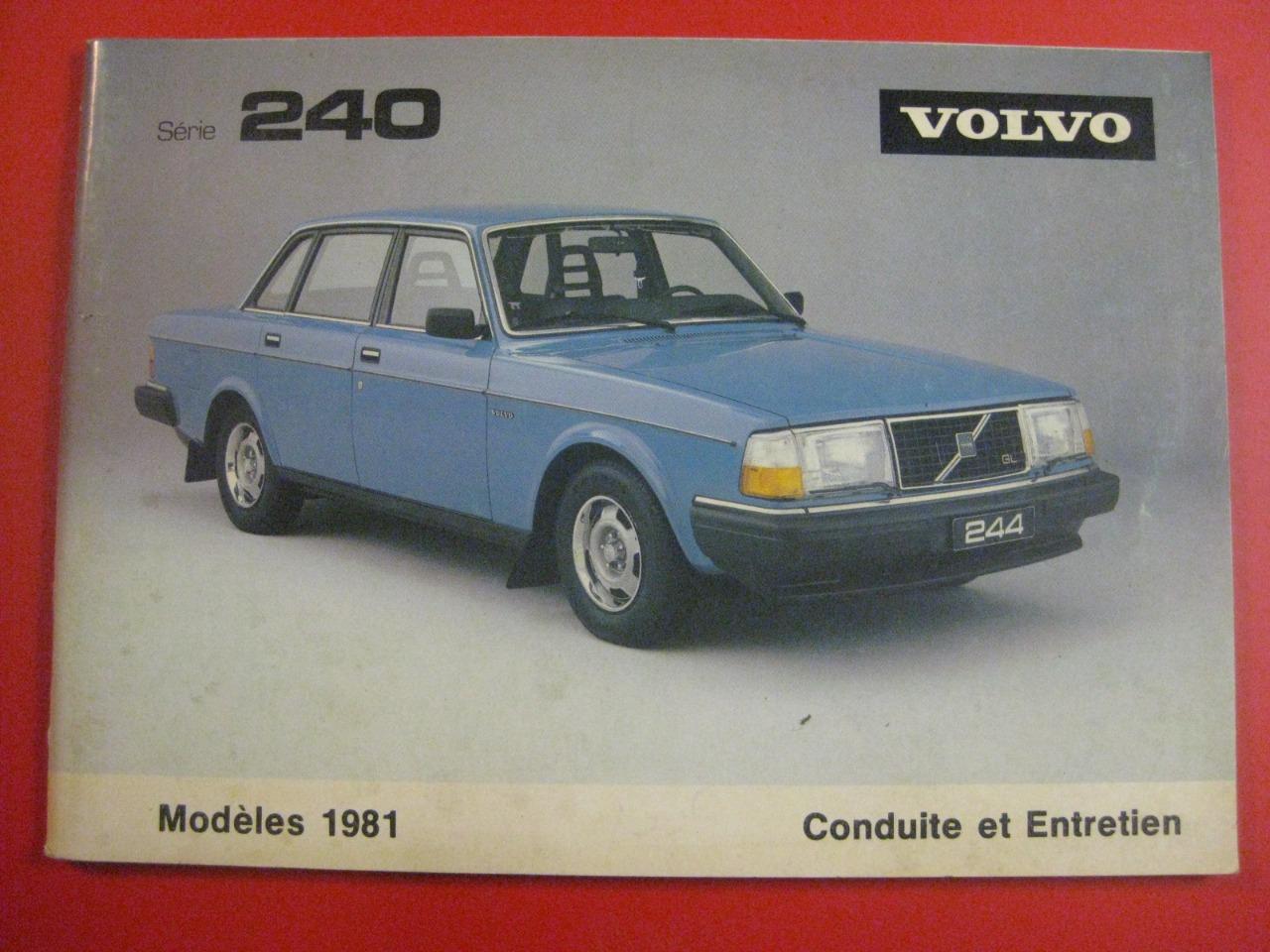 Volvo 240 Notice entretien 1981 LesAnciennes.com