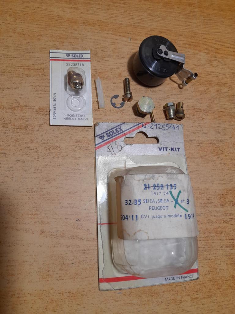Kit accessoire carburateur Peugeot 504 LesAnciennes.com