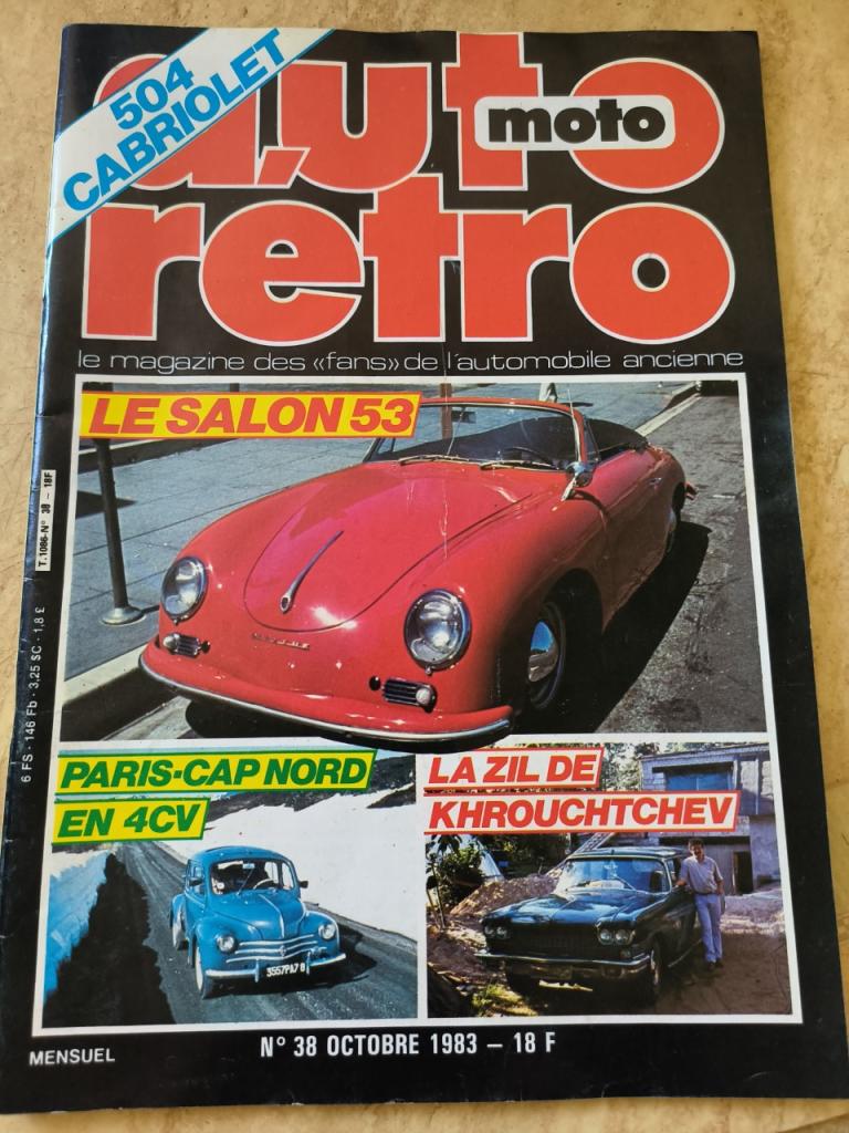 Auto Rétro n°38 Octobre 1983 LesAnciennes.com