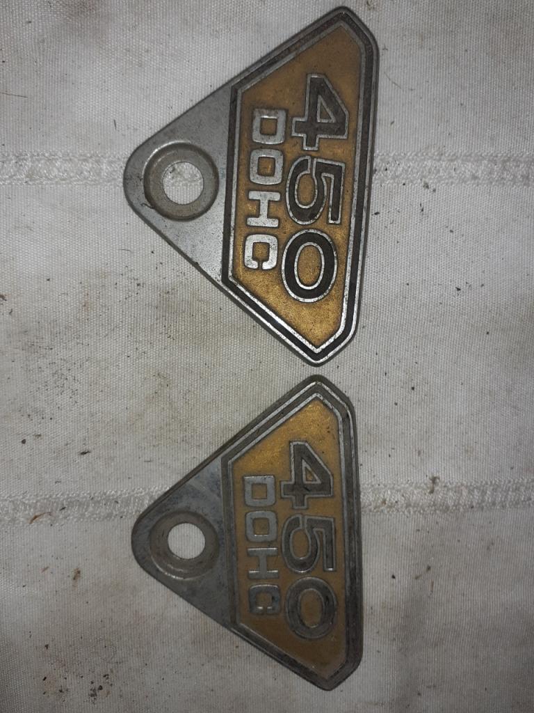 Emblème HONDA CB 450 K1 LesAnciennes.com