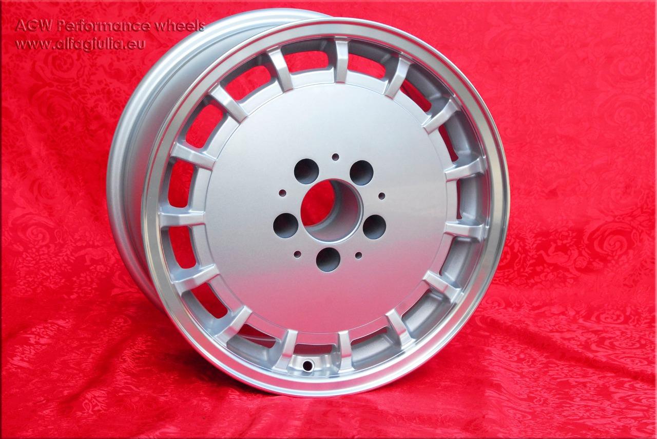 1 pc. jante Mercedes Gullideckel 8x16 ET34 w124 w1 LesAnciennes.com