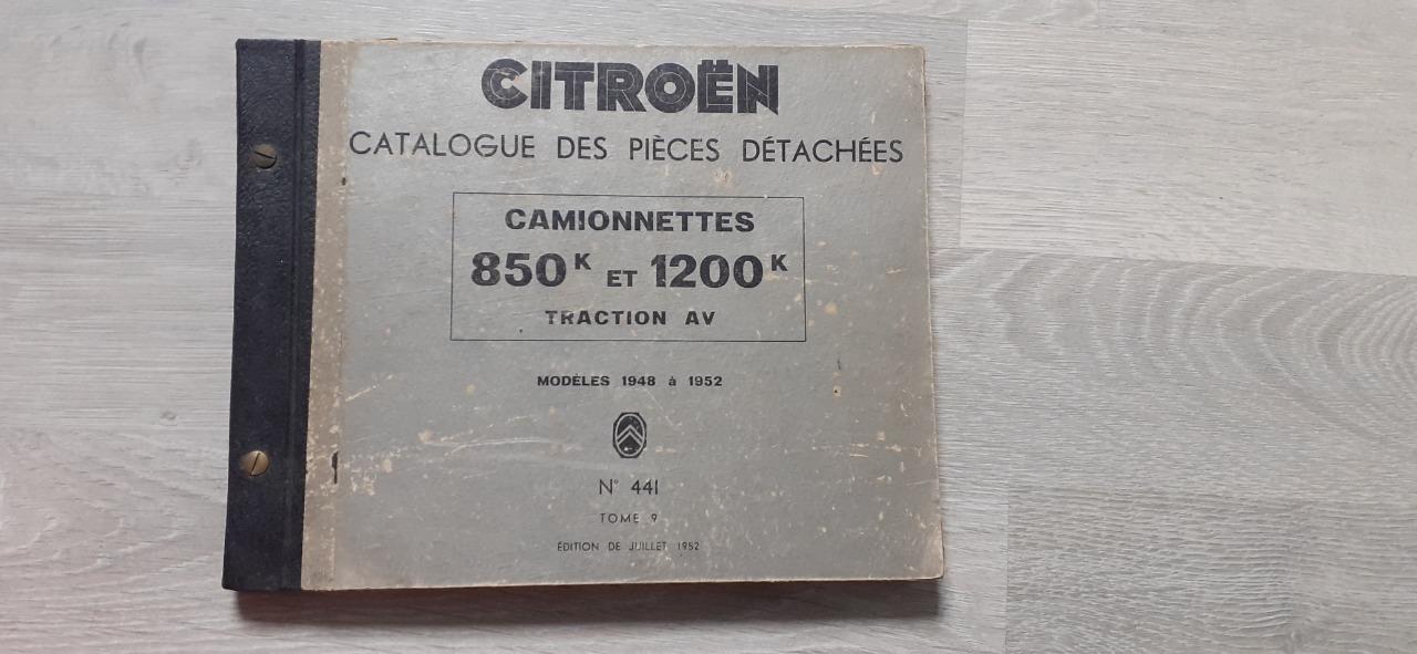 Citroën Type H 1948-1952 : catalogue pièces LesAnciennes.com