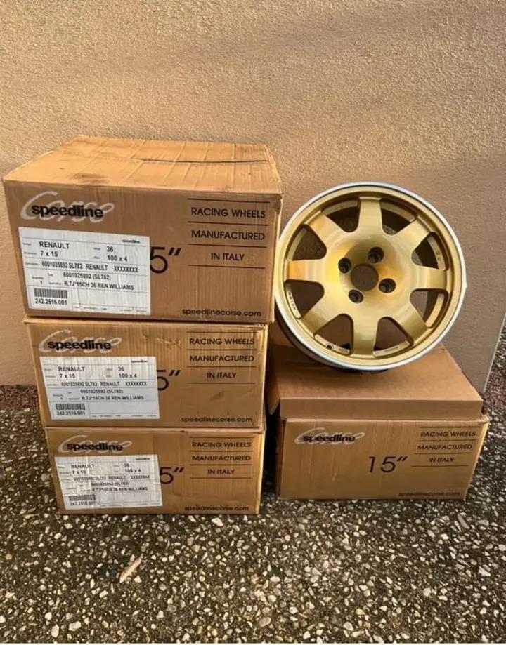 JANTES SPEEDLINE DORÉES CLIO WILLIAMS NEUVES LesAnciennes.com