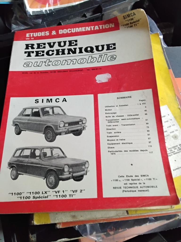 Revue technique simca LesAnciennes.com