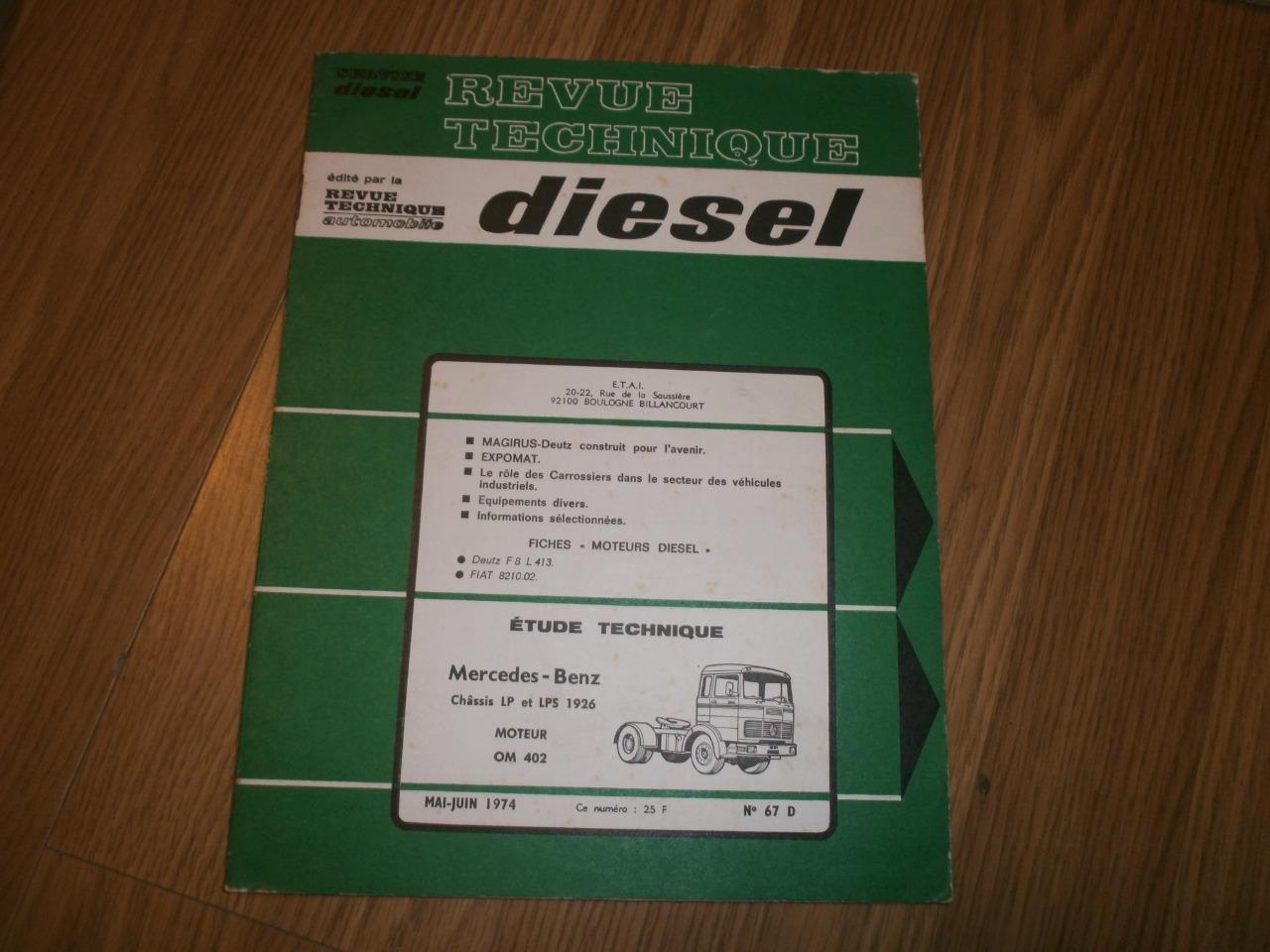 R T A diesel Mercedés-Benz LesAnciennes.com