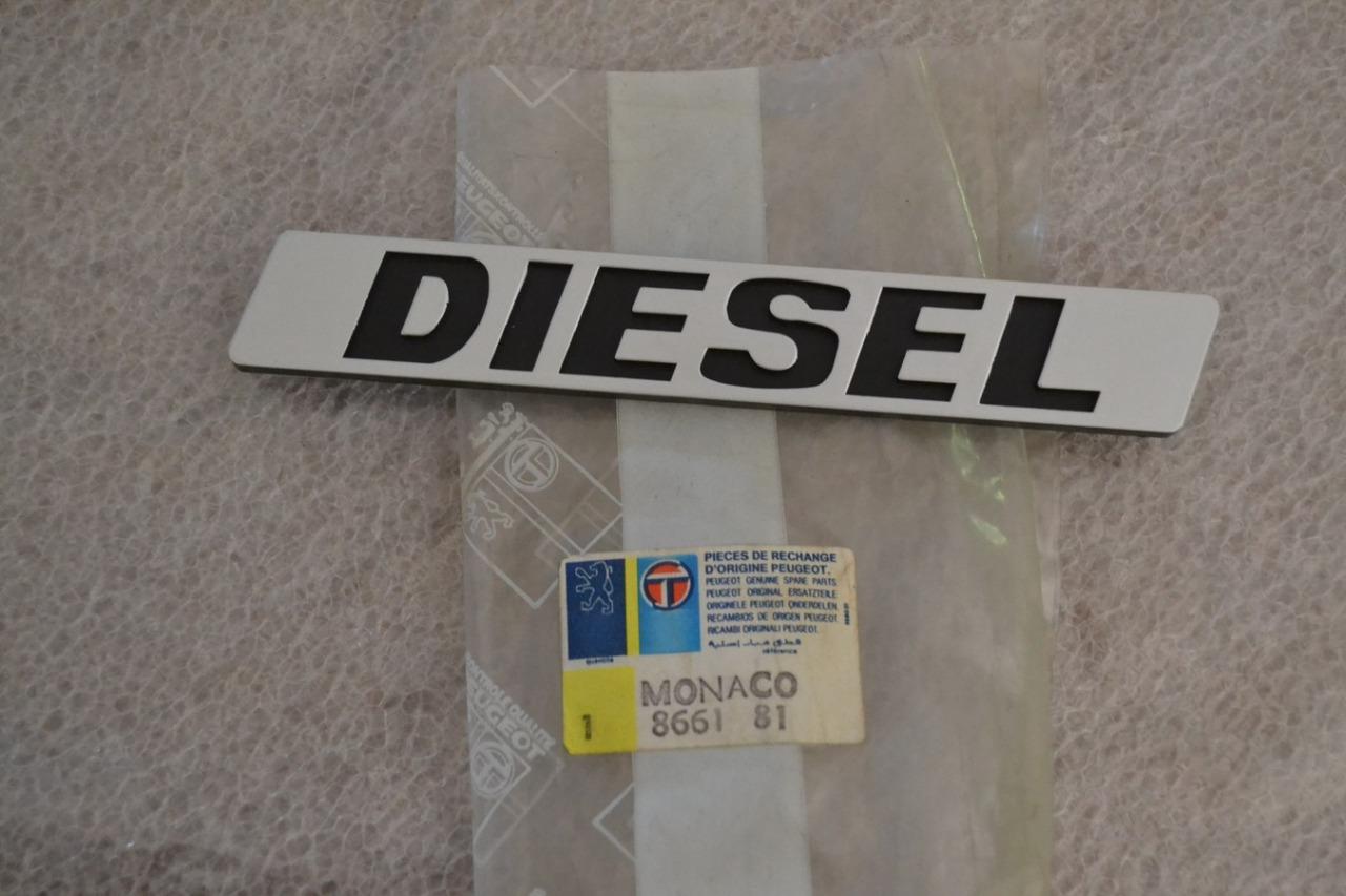 Monogramme "DIESEL" PEUGEOT J5 neuf LesAnciennes.com