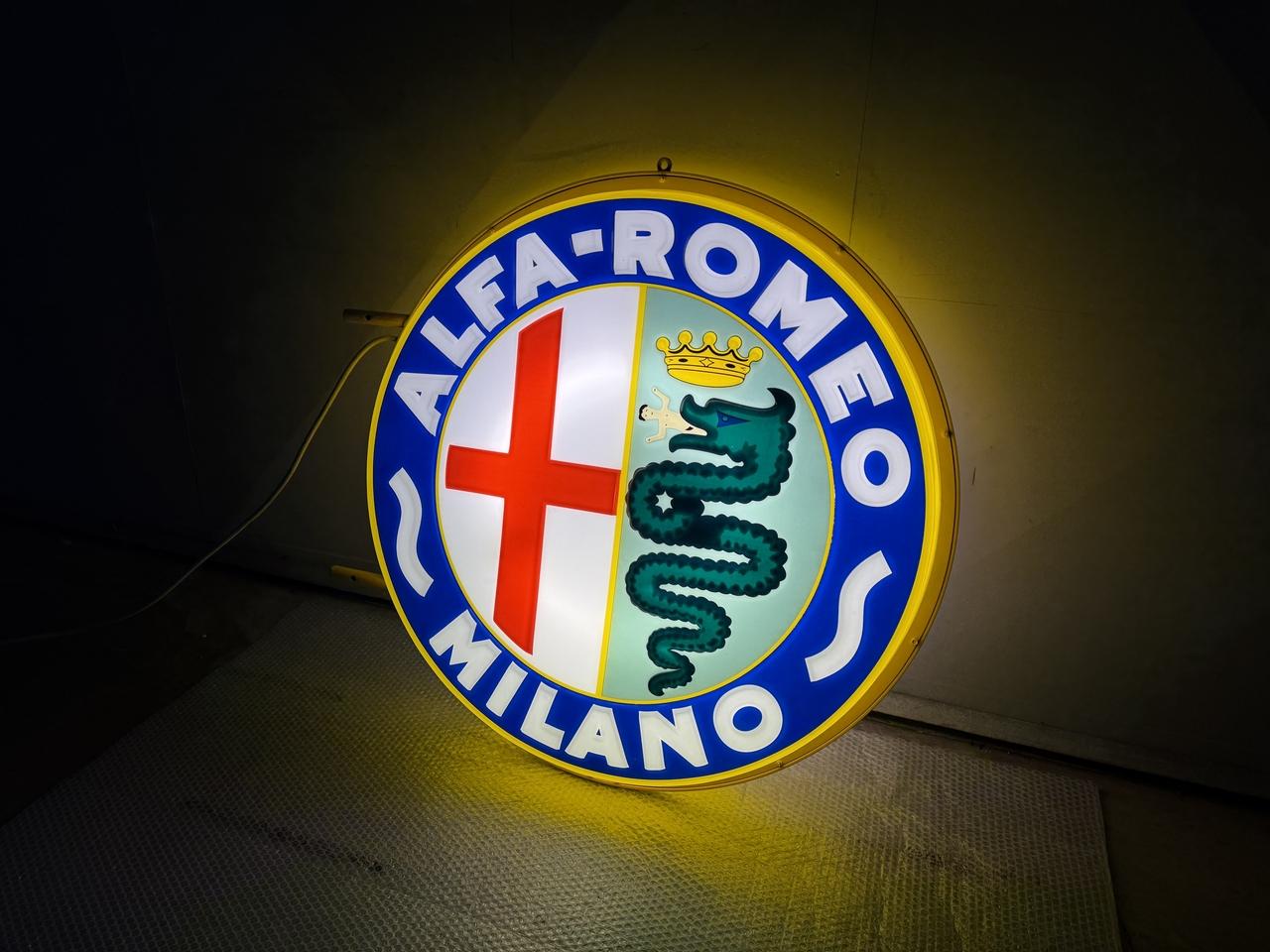 1970s Alfa Romeo Double-Sided Sign LesAnciennes.com