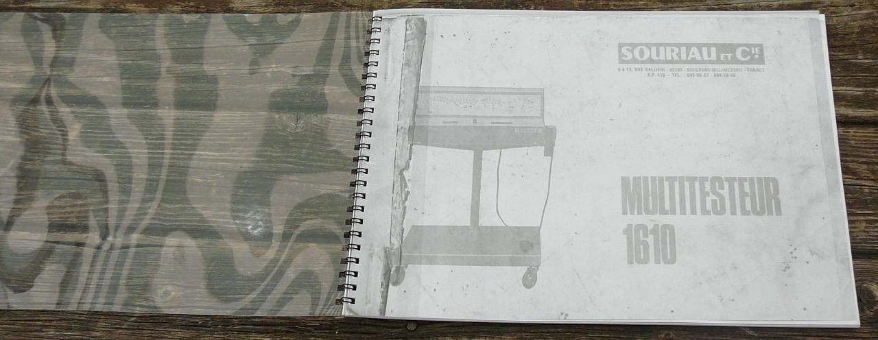 Manuel Souriau multitesteur 1610 LesAnciennes.com