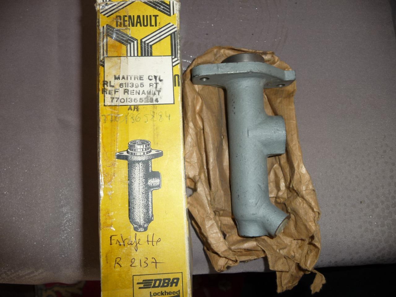 Pièces RENAULT Estafette MAITRE CYLINDRE LesAnciennes.com