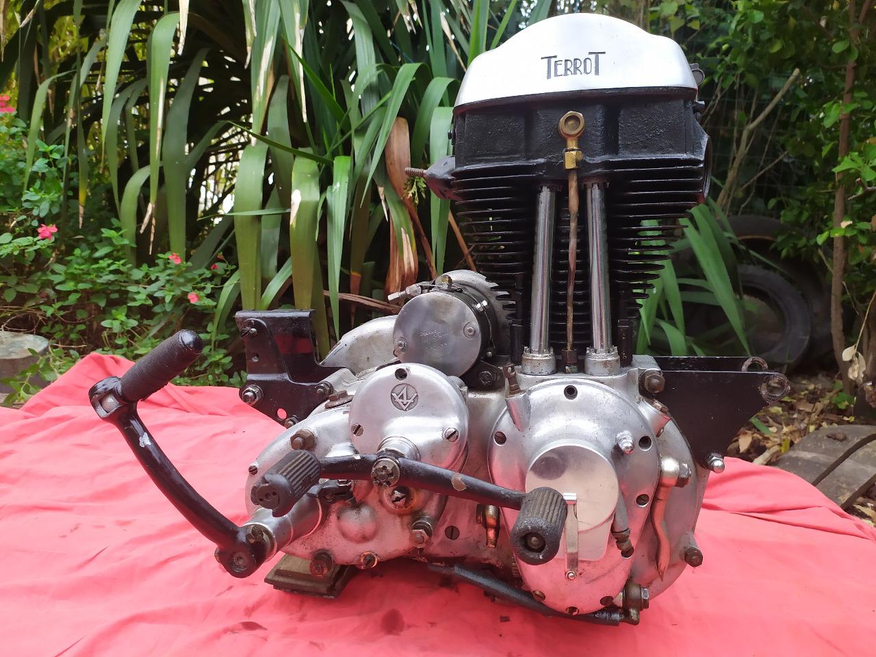 Mécanique Terrot culbuté 500 RSSE 1936 - 1938 LesAnciennes.com