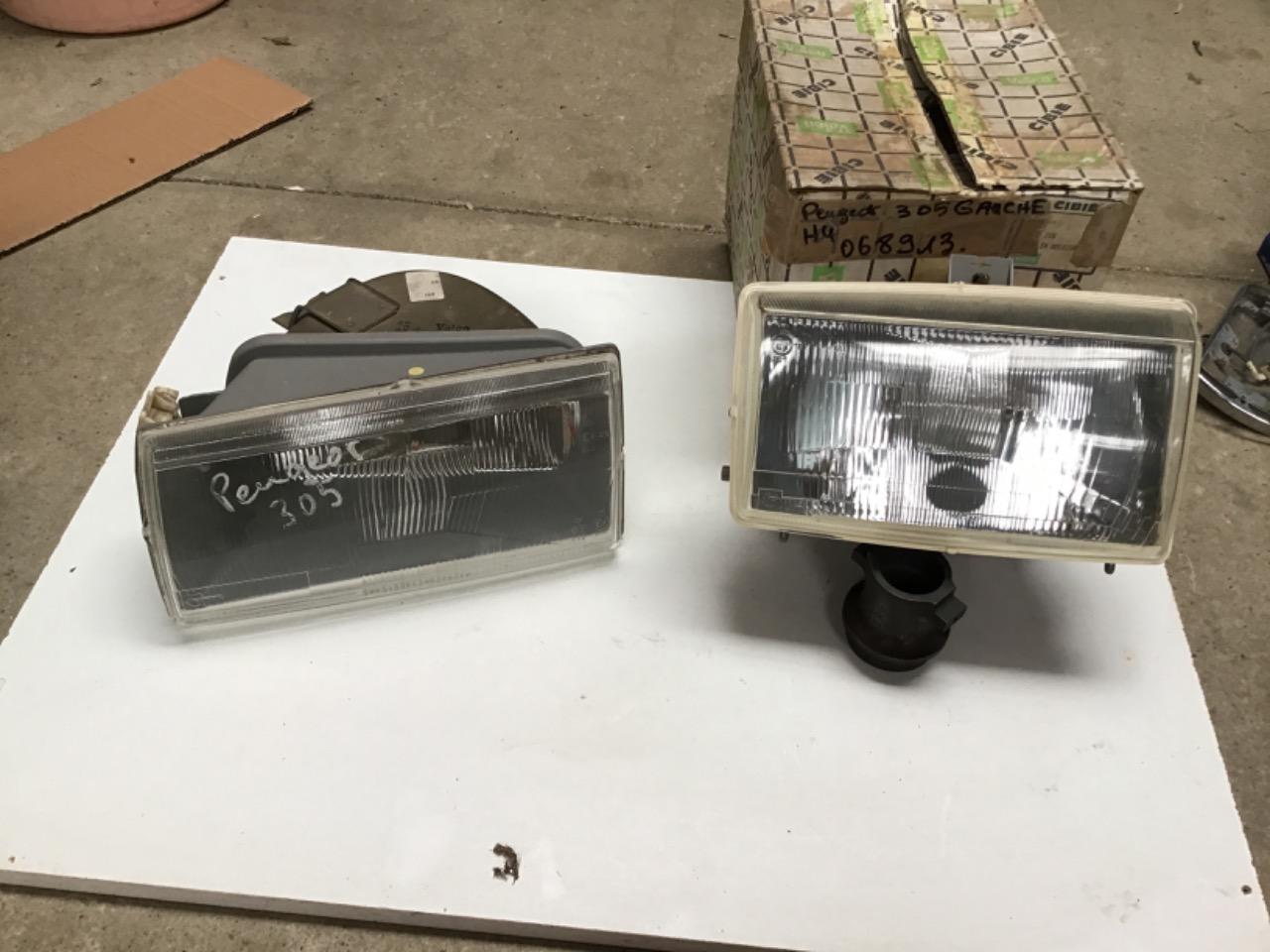 OPTIQUE DE PHARE SERIE 1 NEUF PEUGEOT 305 LesAnciennes.com