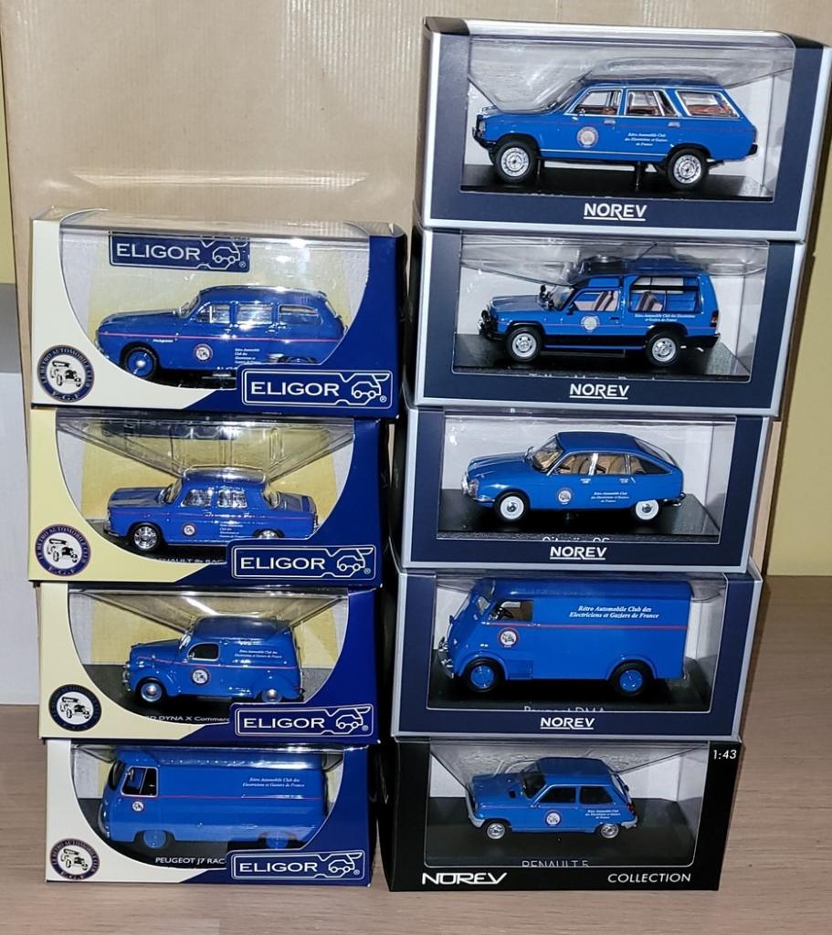 Autos miniatures NOREV et ELIGOR EDF GDF LesAnciennes.com